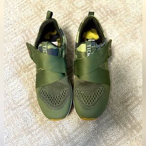Tiem Slipstream Green Camo cycling shoes size 6.5